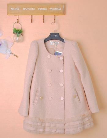2015年新款欧韩潮流时尚羊绒大衣 一手货源